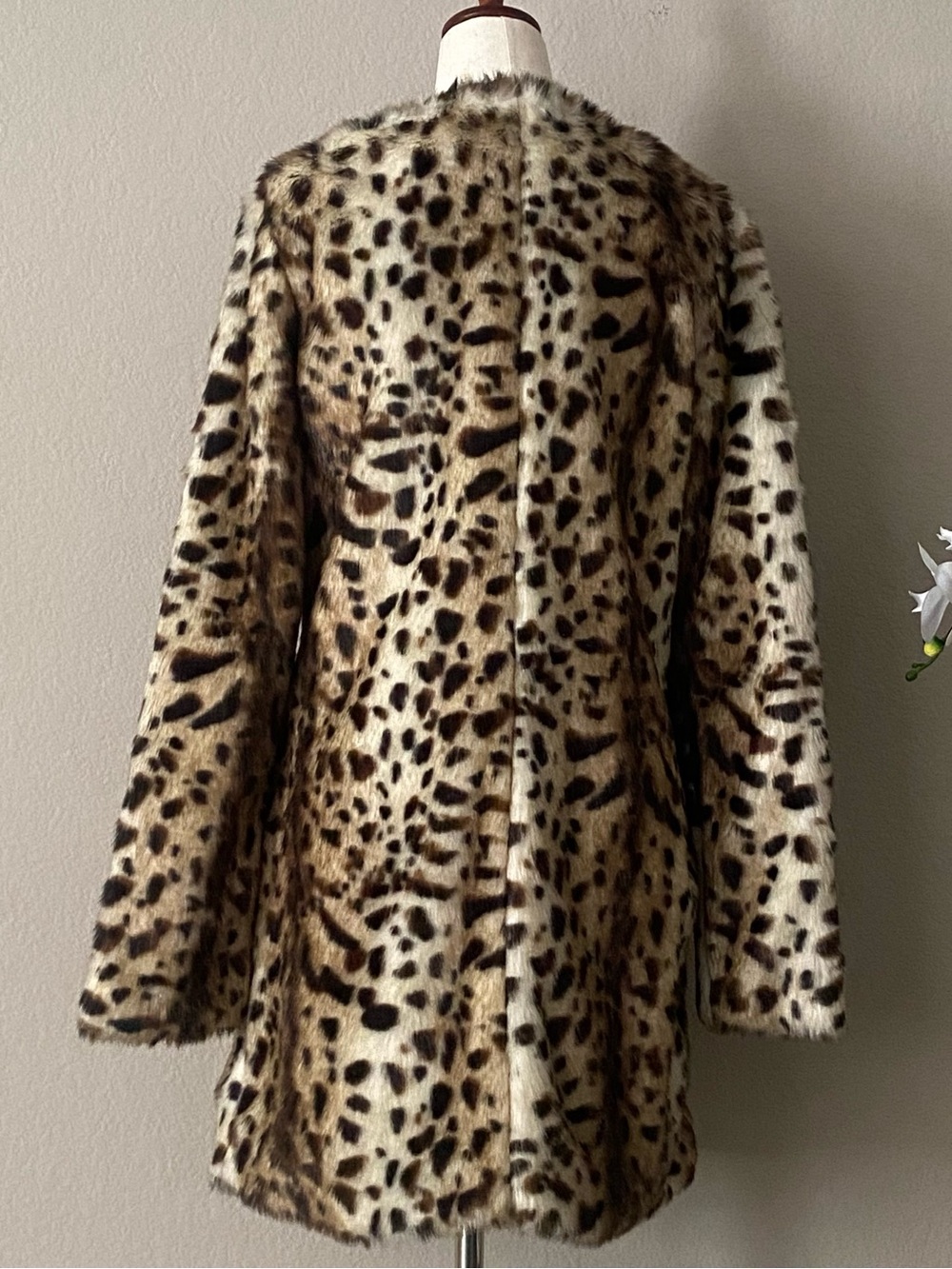 Twelve By Ontwelfth | Animal Print Faux Fur Coat - Picture 3 of 6